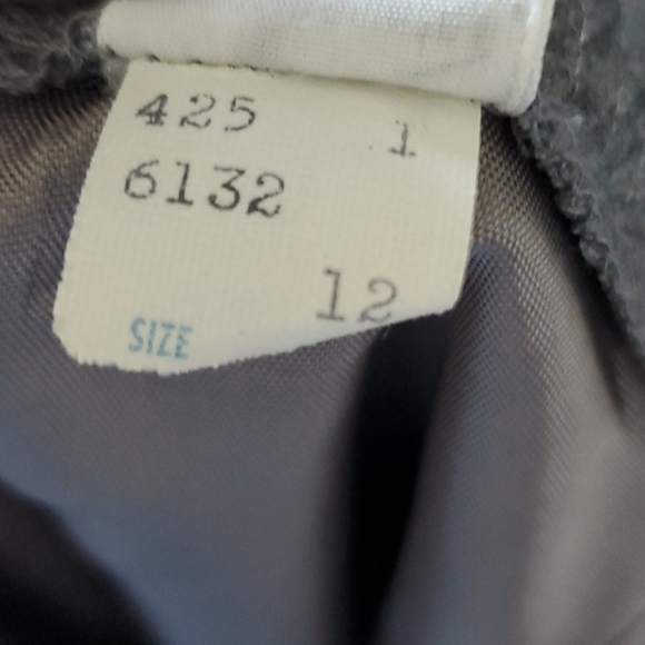 RARE Vintage 80s Gray Made in USA Union Wool Suit - Picture 11 of 13